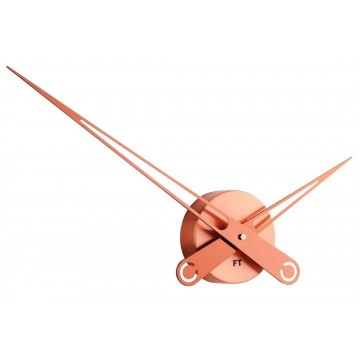 Dizajnové nástenné hodiny Future Time FT9650CO Hands copper 60cm